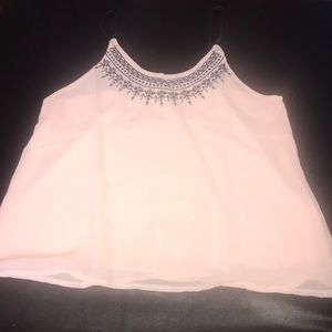 light pink semi formal tank top